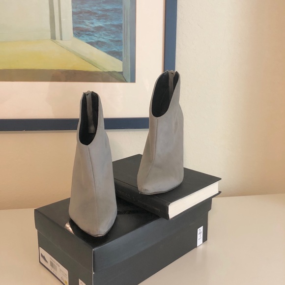 Suede High Heel Bootie - Picture 2 of 7